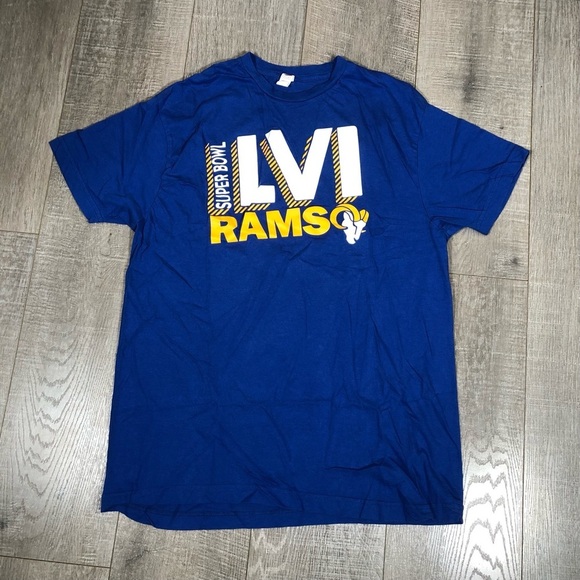 Smart blanks Other - Smart Blanks Mens “Super Bowl LVI Rams” T-Shirt Blue